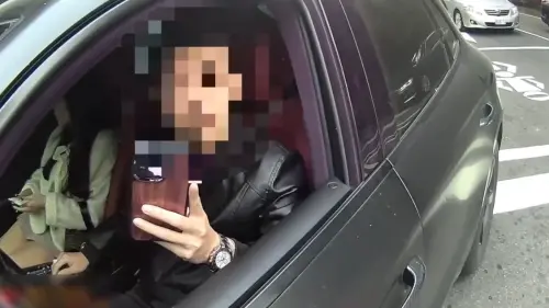 保時捷醉男「沒繫安全帶」嗆：警衛，違法臨檢我！警拔槍喝斥下車
