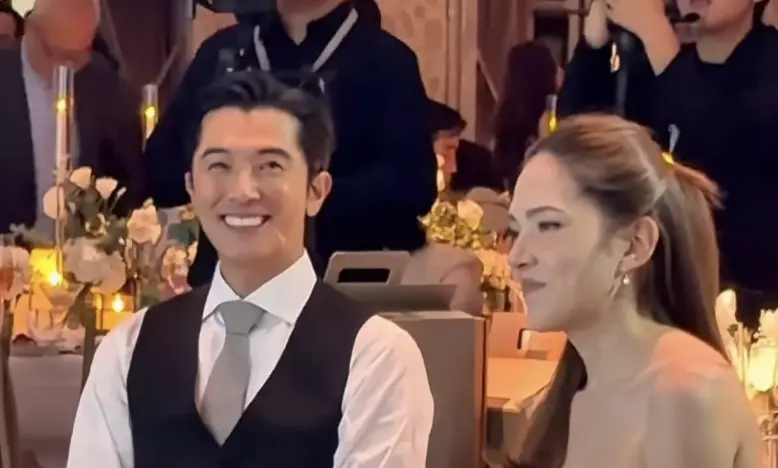 邱澤婚禮熱吻許瑋甯！甜蜜交纏曝光 親友被迫見證全程：閃到不行