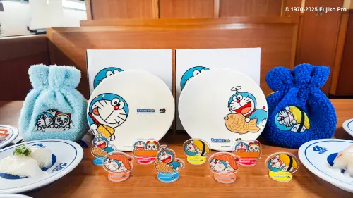 ▲迴轉壽司藏壽司有哆啦A夢與哆啦美！聯名扭蛋、周邊商品開搶。（圖／藏壽司kurasushi.tw）