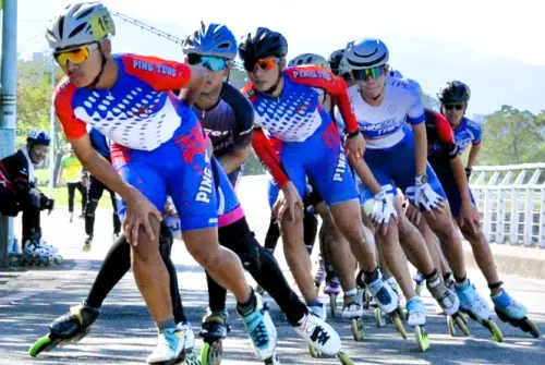 ▲2025年在桃園登場的永不停止國際超級溜冰馬拉松賽，極限直排輪八小時接力賽成功吸引國內外高手雲集。（圖／永不停止國際超級溜冰馬拉松賽提供）