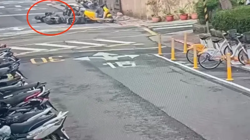 北市醉男撞一整排車倒地急逃！心虛返現場「扶車歸位裝沒事」被逮