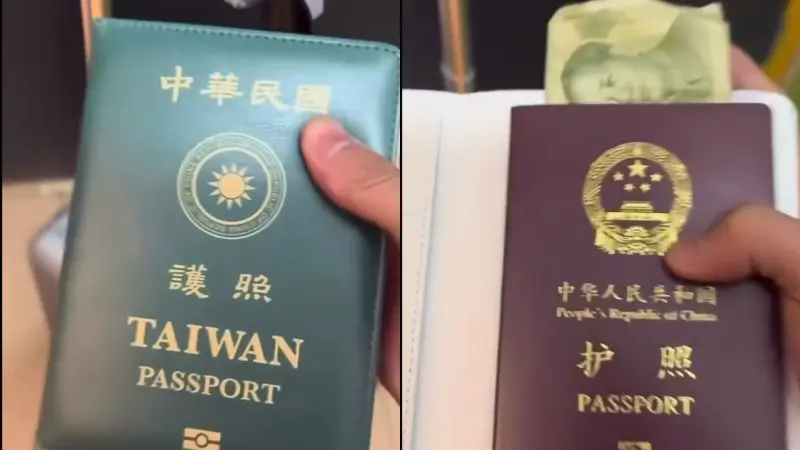 ▲有中國網友疑似是為了避免遭排擠，將自己的護照套上了「台灣護照套」，試圖隱藏自己身份。（圖／翻攝自Threads＠sues_countrycottage）