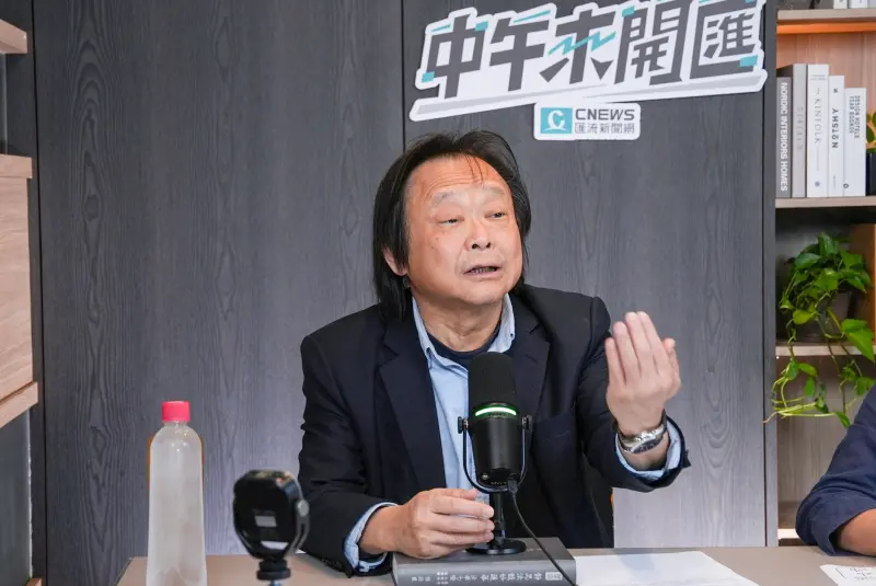 ▲民進黨立委王世堅作為台北市長熱門人選，今（2）日首度談及不參選原因。（圖／匯流新聞網《中午來開匯》提供，2025.12.02）