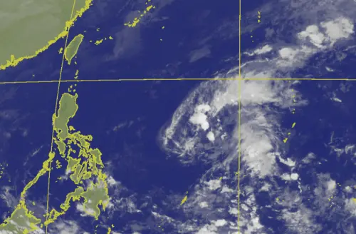 ▲氣象署說明，菲律賓東方有低壓系統發展，本周可能成為「洛鞍颱風」，路徑往西，對台無影響。（圖／中央氣象署cwa.gov.tw）