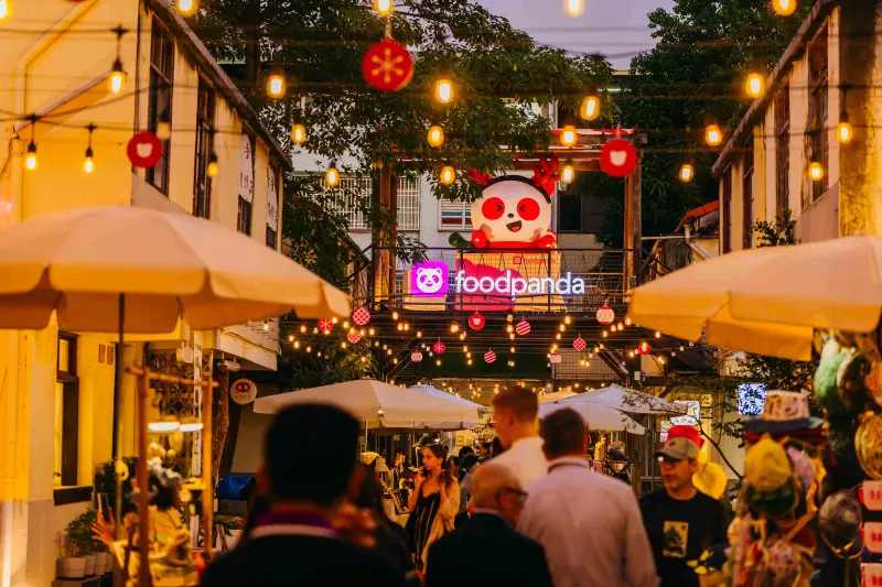 foodpanda聖誕禮物來了！耶誕城現場會員半價、再送1500大禮包