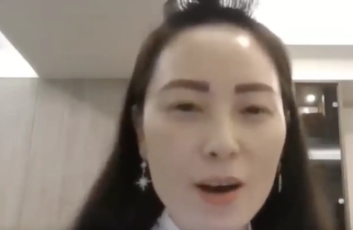 ▲中配錢麗因大肆宣揚武統，遭註銷身份、居留許可。（圖／翻攝畫面）