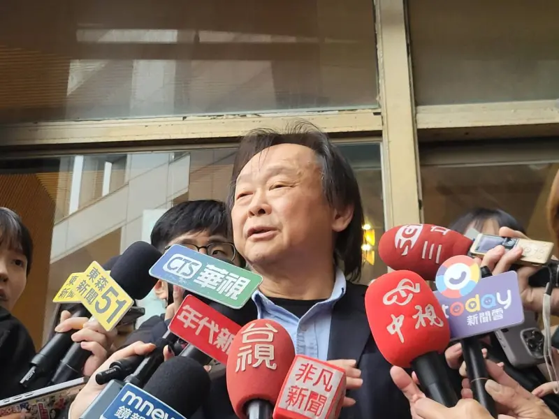    ▲王世堅受訪時回嗆新黨。（圖／記者陳佩君攝，2025.12.04）  