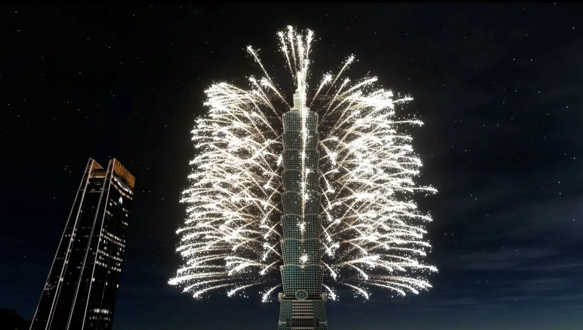 台北101跨年煙火公開！賈永婕：濃煙減少、施放6分鐘 最佳角度曝