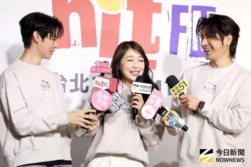 ▲森田（圖右）、ㄚ頭（圖中）及夏和熙（圖左）今出席「2025毛起來愛」公益記者會，受訪時透露各自家中都領養許多毛小孩（圖／記者嚴俊強攝）