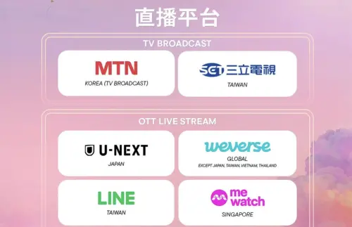 ▲台灣民眾可以透過三立都會台、WEVERSE、LINE收看AAA直播。（圖／＠aaa2025_10th IG）