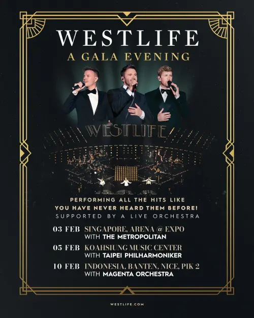 ▲西城男孩宣布回到高雄開唱。（圖／翻攝自臉書Westlife）