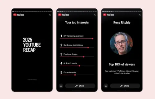 ▲YouTube首推年度回顧。（圖／翻攝官網）