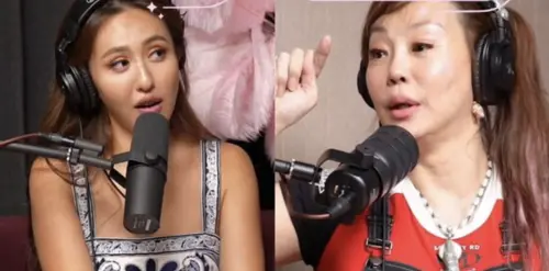 ▲張婷婷（右）登上薔薔（左）節目自爆行情。（圖／薔薔 臉書）