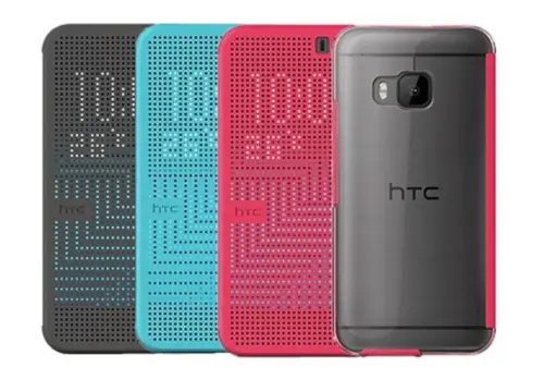 ▲HTC曾推出「Dot View 側掀洞洞智能皮套」商品，在2015年可以說是最時尚尖端的產物。（圖／HTC）