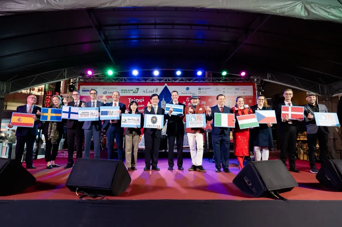 Taiwan’s foreign minister spotlights European ties at Taipei winter festival