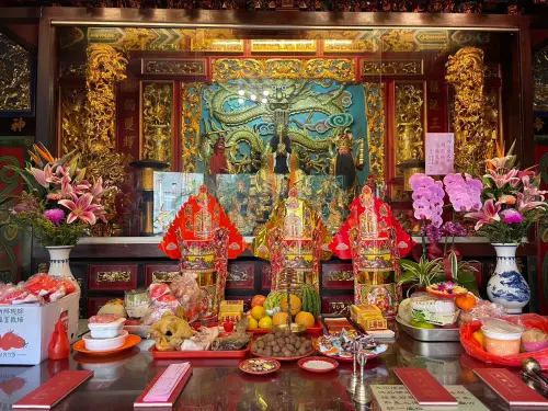 ▲下元節是三官大帝之一「水官大帝」的聖誕，傳統相信在這一天祈求下元水官排憂解難、排憂解難。（圖／台北天后宮）
