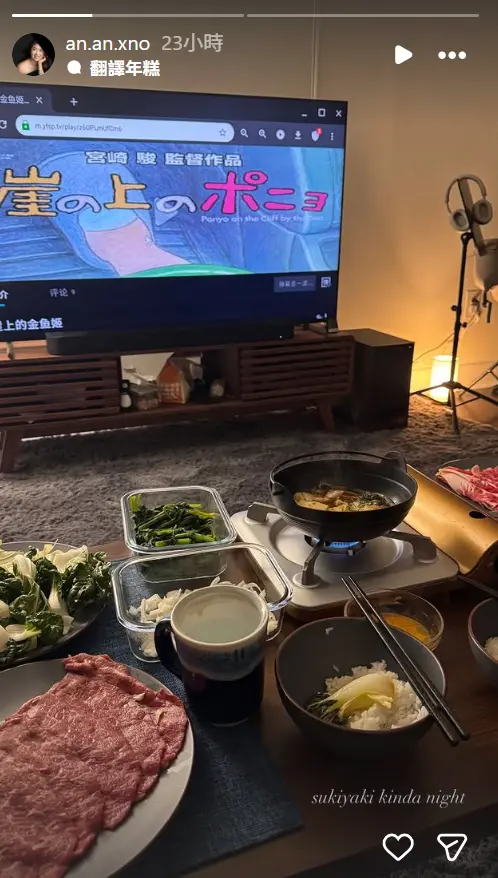 ▲賈永婕女兒是學霸　赴美留學卻被抓包看盜版宮崎駿（圖／安安IG@an.an.xno）