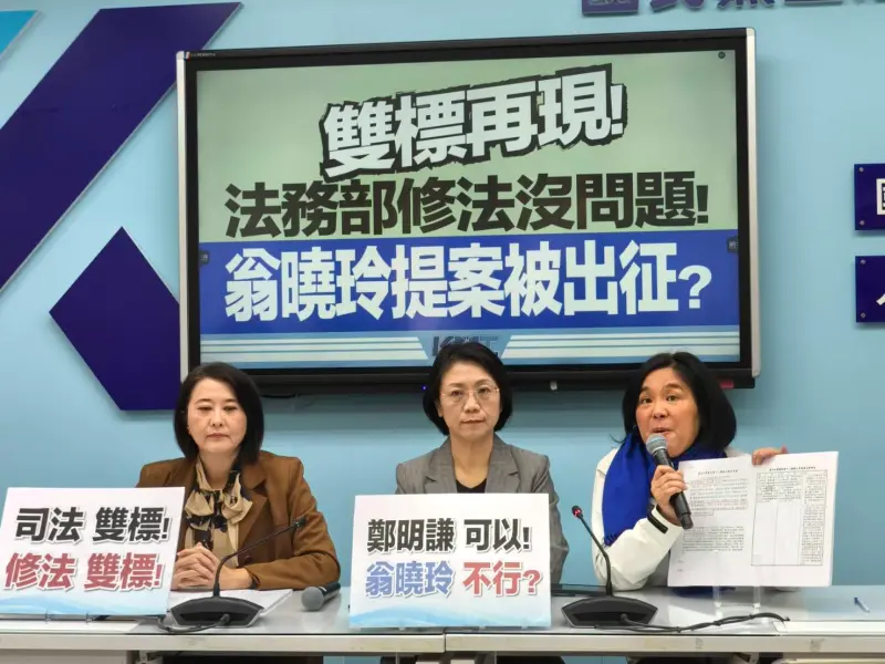 提案「貪污5萬不罰」挨轟天兵　翁曉玲喊冤：法務部、綠委也有提