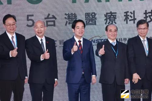 ▲總統賴清德出席出席「2025台灣醫療科技展」開幕典禮。（圖／記者吳翊緁攝）