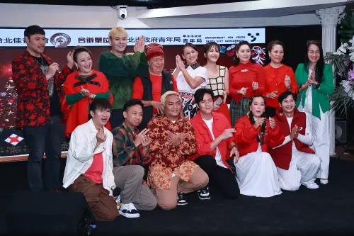 ▲紀寶如、聖誕文化藝術嘉年華、寇乃馨、黃國倫（圖／記者葉政勳攝影）