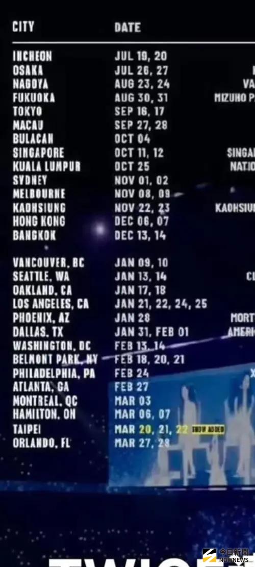 ▲TWICE加開場次早已傳得沸沸揚揚，如今終於證實。（圖／讀者提供）