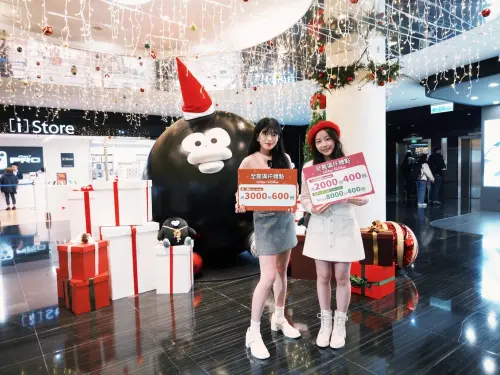 中友耶誕促銷加碼送開跑 邀你與奧樂雞歡度耶誕
