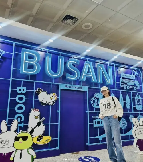 ▲江祖平（如圖）到韓國釜山旅遊，愉悅心情全寫在臉上。（圖／翻攝自江祖平IG＠ping0130）