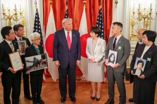 US President Donald Trump and Japanese Prime Minister Sanae Takaichi (Sanae Takaichi Facebook)