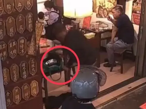 吃黑輪包包掉出衝鋒槍？台中男淡定撿起離去 警方連日追查終落網
