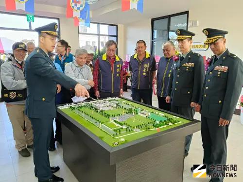 ▲營區面積13.58公頃，總工程經費9億元，區內新建綜合大樓、餐廳、各式訓練場等設施。（圖／記者莊全成攝，2025.12.05）