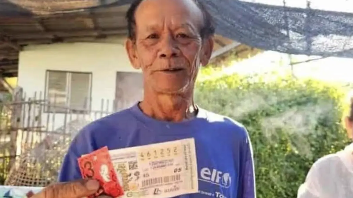 流浪漢一夜暴富！泰男中彩票逆轉人生 親友爭相拜訪