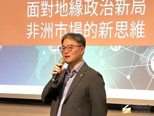 ▲台灣非洲經貿協會理事長林原致詞。(圖／記者黃守作攝，2025.12.04)