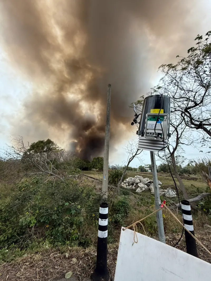 ▲竹市啟用智慧空品應變監測車，若事件達一定規模等級，應變人員可以即時至下風處，降低暴露於污染環境的健康風險。（圖／主辦單位提供）