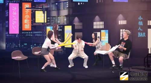 ▲黃豪平直男思考被女生群起圍攻(圖/戀愛熊天秤節目  提供)