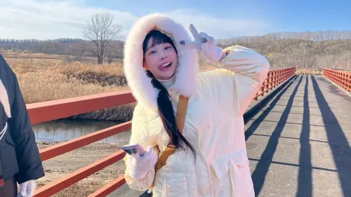 筠熹2度飛北海道！排球嘉賓進化新型態觀光大使　雪地捕捉萌狐狸
