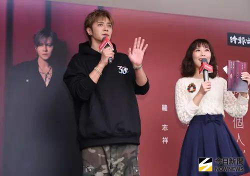 ▲羅志祥（左）歷經感情風波、事業低潮，今（2025）年出書，談論人生和演藝工作的心路歷程。（圖／記者嚴俊強攝影）