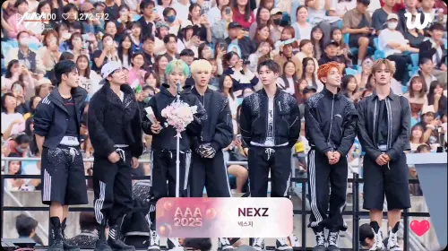 ▲AAA頒發最佳新人！AHOF、NEXZ、KickFlip獲獎（圖／翻攝自Ｗeverse）