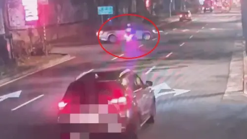 不只宜蘭警受傷！北市警員支援副總統勤務清道被車撞到右手骨折
