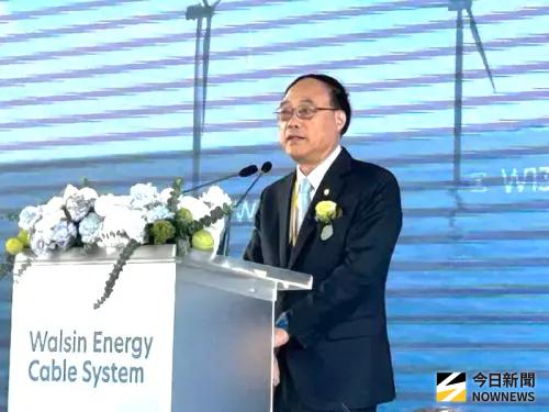 ▲台灣港務公司董事長周永暉致詞。(圖／記者黃守作攝，2025.12.06)