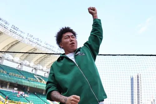 ▲郭泓志（如圖）職涯因左手肘韌帶撕裂、骨刺及肩關節唇受傷，經歷9次手術。他坦言過去也曾被質疑不夠認真、不夠強。（圖／中職提供）