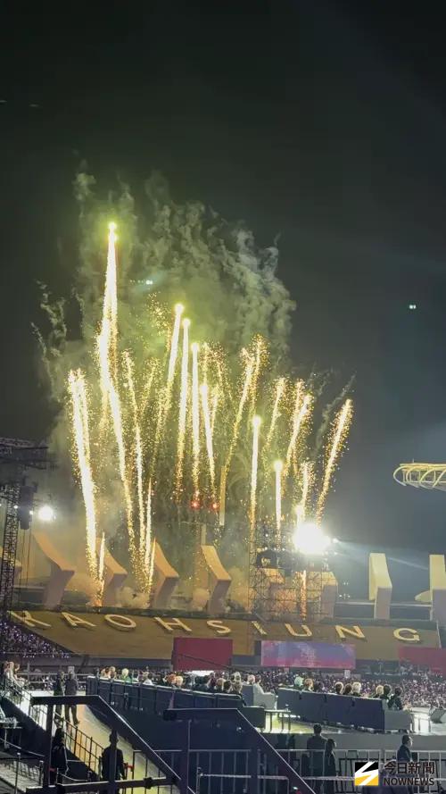 ▲AAA為IU放了30秒的煙火（圖／讀者提供）