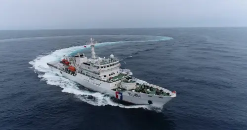 首闖台海淺灘！中國海警演練還宣稱執法　海巡署：明目張膽侵擾
