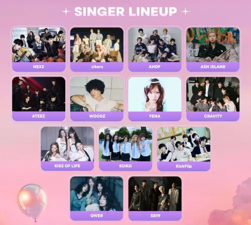 ▲ACON音樂節表演陣容。（圖／ACON 2025）