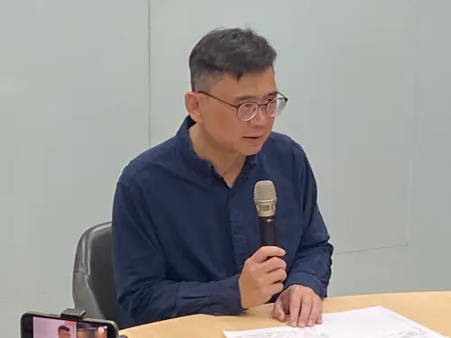 ▲賴瑞隆表示，目前還是會先把孩子照顧好，不論是受害學生，還是自己的兒子，都會先照顧好，讓孩子在健康的環境下學習成長。（圖／記者郭凱杰攝,2025.12.07）