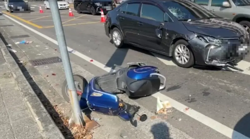 南投71歲老翁3路口「撞3車釀1重傷」肇逃!遭警強拖下車逮捕