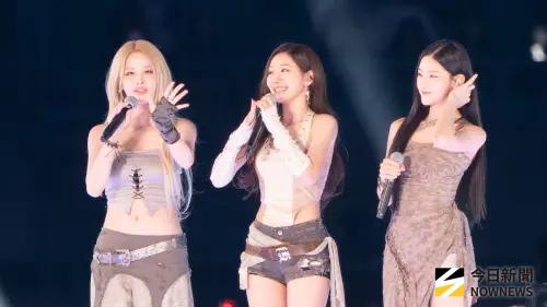 ▲KISS OF LIFE成員四缺一，Natty從頭到尾都沒出現ACON 2025全台觀眾都在找她。（圖／讀者提供）