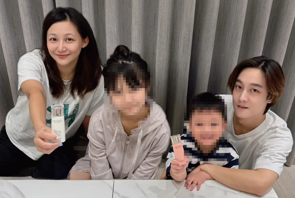 ▲那對夫妻Nico（左1）提到女兒妮妮（左2）前陣子住院的事情，表示妮妮住院前早就經常做噩夢、半夜驚醒，她事後才驚覺女兒的壓力應該與霸凌事件有關，直呼細思極恐。（圖／Nico品筠&Kim京燁 【那對夫妻】臉書）