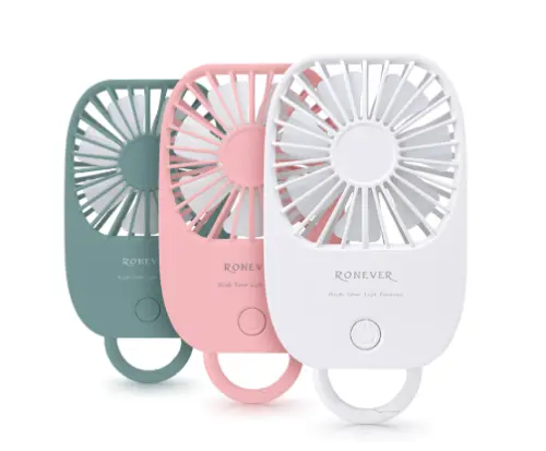 ▲RONEVER隨身手持電風扇PG010（圖／翻攝自品牌官網ronever.com.tw）