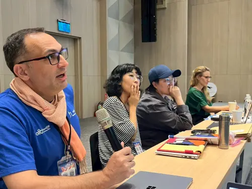 ▲從去年柬埔寨法爾藝術學院（Phare Ponleu Selpak）國際馬戲藝術節後接棒辦理，除了來自日、韓、柬埔寨、澳洲及台灣的馬戲夥伴、也加入新加坡、香港及德國研究員等觀察者加入。（圖／法爾藝術學院提供）