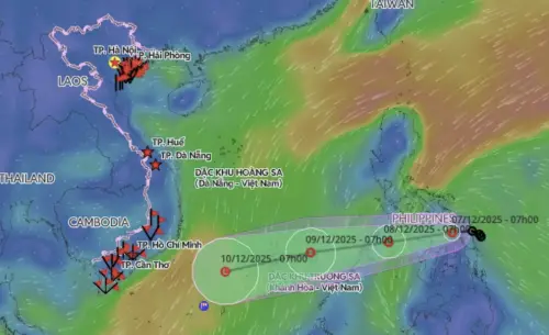 又有颱風？東南亞密切關注動向　冷空氣介入恐影響南海
